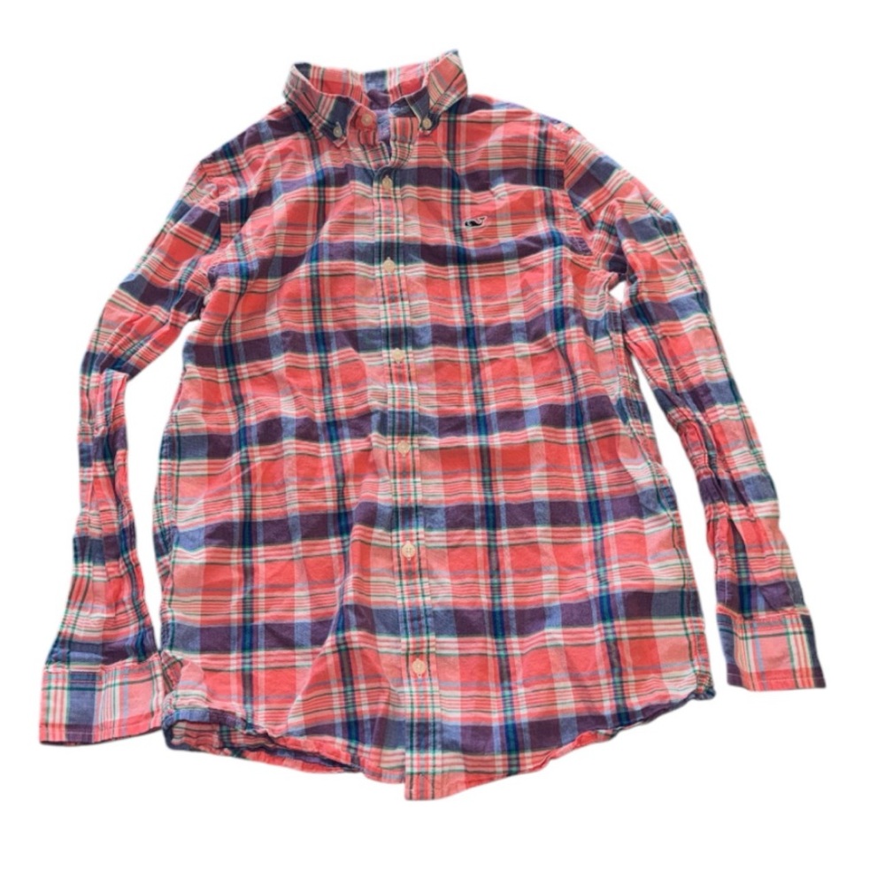 Vineyard Vines Kids Plaid Button Down Shirt